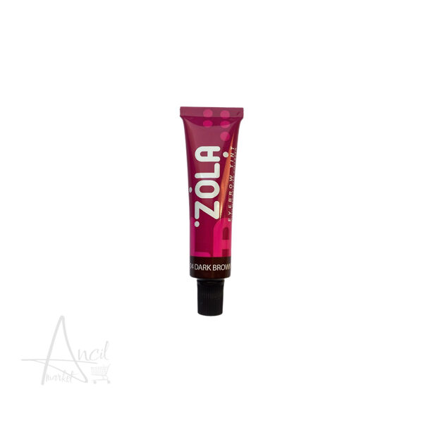 ZOLA Krāsa 04 DARK BROWN ar kolagēnu, 15ml